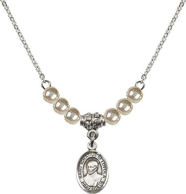 Collar de Cristal de San Ignacio de Loyola | 1/2 pulgada | Cuentas de 4 mm | N21-9217