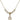Saint John Paul II Crystal Necklace | 1/2 inch | 4mm Beads   14kt Gold Filled