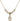 Saint John Paul II Crystal Necklace | 1/2 inch | 4mm Beads   14kt Gold Filled