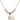 Pope Emeritace  Benedict XVI Crystal Necklace | 1/2 inch | 4mm Beads   14kt Gold Filled