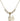 Pope Emeritace  Benedict XVI Crystal Necklace | 1/2 inch | 4mm Beads   14kt Gold Filled