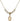 Cross Crystal Necklace | 1/2 inch | 4mm Beads   14kt Gold Filled