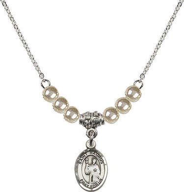 Collar de cristal de San Mauro | 1/2 pulgada | Cuentas de 4 mm | N21-9241