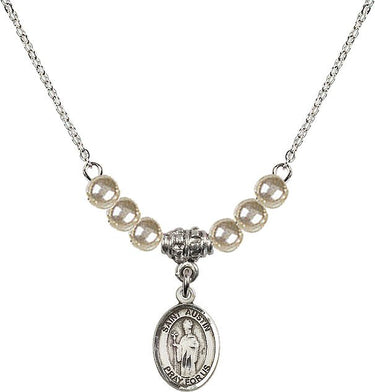 Collar de cristal de San Agustín | 1/2 pulgada | Cuentas de 4 mm | N21-9256