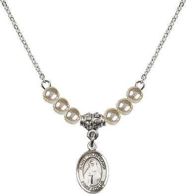 Collar de cristal de Santa Hildegarda de Bingen | 1/2 pulgada | Cuentas de 4 mm | N21-9260