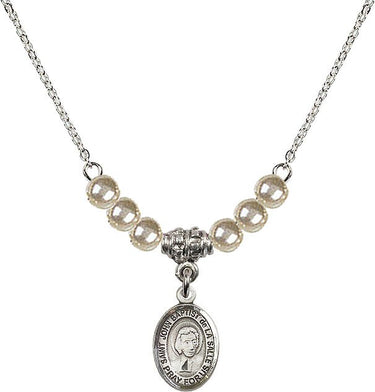 Collar de cristal de San Juan Bautista de La Salle | 1/2 pulgada