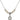 Saint Bernard of Montjoux Crystal Necklace | 1/2 inch | 4mm Beads   Sterling Silver