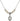 Saint Bernard of Montjoux Crystal Necklace | 1/2 inch | 4mm Beads   Sterling Silver