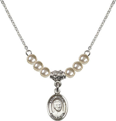 Collar de cristal de San Eugenio de Mazenod | 1/2 pulgada | Cuentas de 4 mm | N21-9266