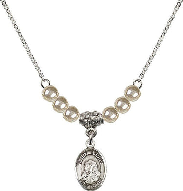 Collar de cristal de San Bruno | 1/2 pulgada | Cuentas de 4 mm | N21-9270