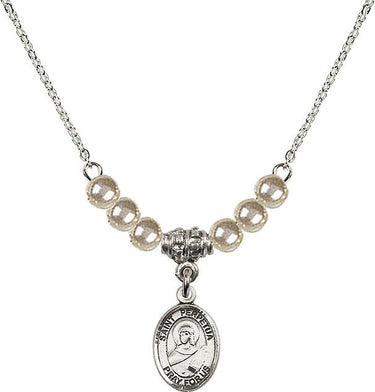 Collar de cristal de Santa Perpetua | 1/2 pulgada | Cuentas de 4 mm | N21-9272