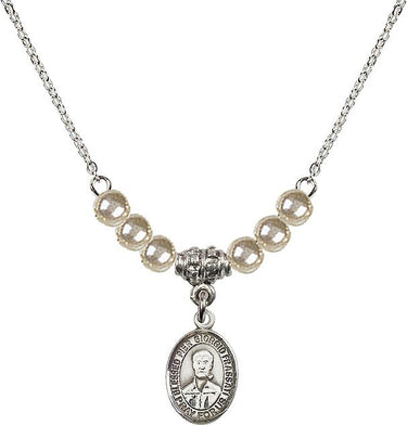 Collar de cristal del Beato Pier Giorgio Frassati | 1/2 pulgada | Cuentas de 4 mm | N21-9278