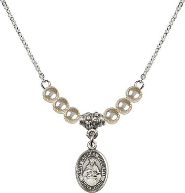 Collar de cristal San Gabriel Possenti | 1/2 pulgada | Cuentas de 4 mm | N21-9279