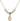 Saint John Vianney Crystal Necklace | 1/2 inch | 4mm Beads   14kt Gold Filled