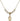Our Lady of Lourdes Crystal Necklace | 1/2 inch | 4mm Beads   14kt Gold Filled