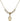 Saint Peter Nolasco Crystal Necklace | 1/2 inch | 4mm Beads   14kt Gold Filled