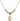 Saint Marie Magdalen Postel Crystal Necklace | 1/2 inch | 4mm Beads   14kt Gold Filled