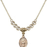 Saint Joseph of Arimathea Crystal Necklace | 1/2 inch | 4mm Beads   14kt Gold Filled