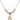 Saint Bede the Venerable Crystal Necklace | 1/2 inch | 4mm Beads   14kt Gold Filled