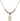 Saint Pius X Crystal Necklace | 1/2 inch | 4mm Beads   14kt Gold Filled