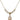 Saint Meinrad of Einsiedeln Crystal Necklace | 1/2 inch | 4mm Beads   14kt Gold Filled
