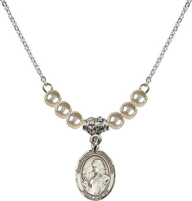 Collar de cristal de San Finnian de Clonard | 1/2 pulgada | Cuentas de 4 mm | N21-9308