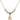 Saint Roch Crystal Necklace | 1/2 inch | 4mm Beads   14kt Gold Filled