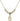 Saint Elizabeth of the Visitation Crystal Necklace | 1/2 inch   14kt Gold Filled