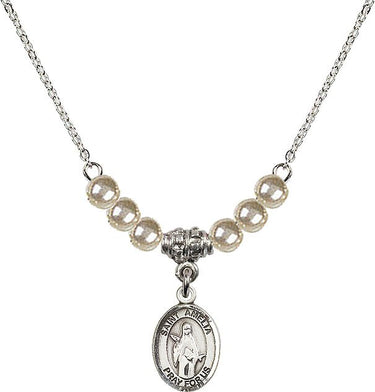 Collar de cristal Santa Amelia | 1/2 pulgada | Cuentas de 4 mm | N21-9313