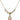 Saint Anthony of Egypt Crystal Necklace | 1/2 inch | 4mm Beads   14kt Gold Filled