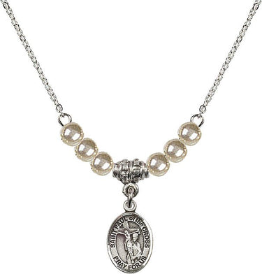 Collar de cristal de San Pablo de la Cruz | 1/2 pulgada | Cuentas de 4 mm