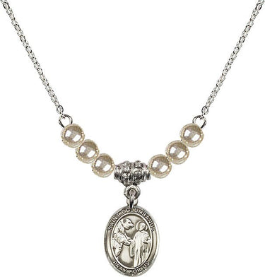 Collar de cristal de San Columbano | 1/2 pulgada | Cuentas de 4 mm | N21-9321