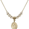 Saint Wolfgang Crystal Necklace | 1/2 inch | 4mm Beads   14kt Gold Filled