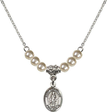 Collar de cristal de San Cornelio | 1/2 pulgada | Cuentas de 4 mm | N21-9325