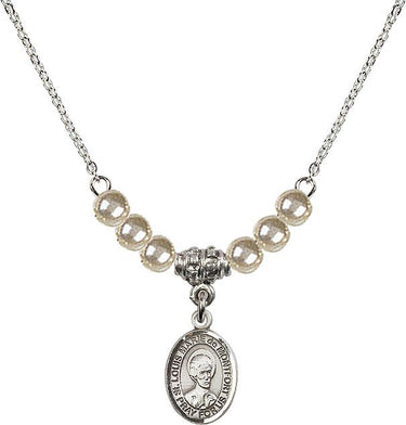 Collar de cristal de San Luis María de Montfort | 1/2 pulgada | N21-9330