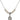 Saint Catherine of Sweden Crystal Necklace | 1/2 inch | 4mm Beads   Sterling Silver