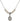 Saint Catherine of Sweden Crystal Necklace | 1/2 inch | 4mm Beads   Sterling Silver