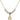 Immaculate Heart of Mary Crystal Necklace | 1/2 inch | 4mm Beads   14kt Gold Filled