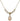 Virgin of the Globe Crystal Necklace | 1/2 inch | 4mm Beads   14kt Gold Filled