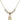 Saint Giles Crystal Necklace | 1/2 inch | 4mm Beads   14kt Gold Filled