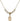 Saint Januarius Crystal Necklace | 1/2 inch | 4mm Beads   14kt Gold Filled