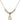 Pope Saint Eugene I Crystal Necklace | 1/2 inch | 4mm Beads   14kt Gold Filled