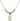 Pope Saint Eugene I Crystal Necklace | 1/2 inch | 4mm Beads   14kt Gold Filled