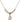 Saint Eustachius Crystal Necklace | 1/2 inch | 4mm Beads   14kt Gold Filled