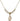 Saint Eustachius Crystal Necklace | 1/2 inch | 4mm Beads   14kt Gold Filled