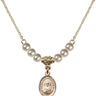 Saint John Licci Crystal Necklace | 1/2 inch | 4mm Beads   14kt Gold Filled