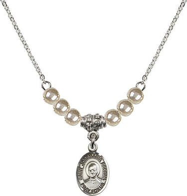 Collar de cristal con medalla de San Josemaría Escrivá | 1/2 pulgada