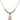 Saint Kieran Crystal Necklace | 1/2 inch | 4mm Beads   14kt Gold Filled