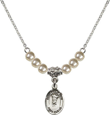 Collar de cristal de San Felipe Neri | 1/2 pulgada | Cuentas de 4 mm | N21-9369