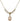 Saint Honorius of Amiens Crystal Necklace | 1/2 inch | 4mm Beads   14kt Gold Filled
